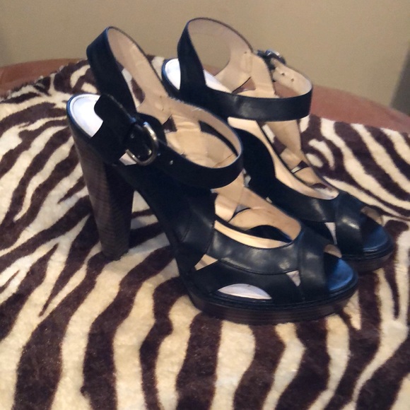Coach 5 inch peep toe platforms - Picture 1 of 7